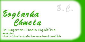 boglarka chmela business card